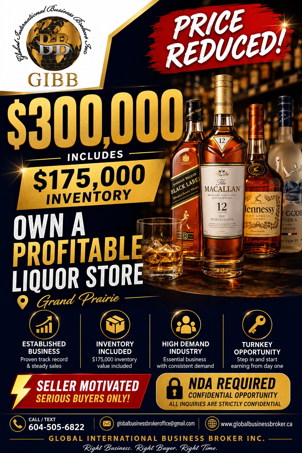 Liquor store for sale in Grand Prairie